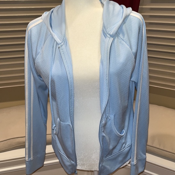 Pro spirit hooded zipper jacket Sz Small sporty athletic sweatshirt top - Picture 8 of 9